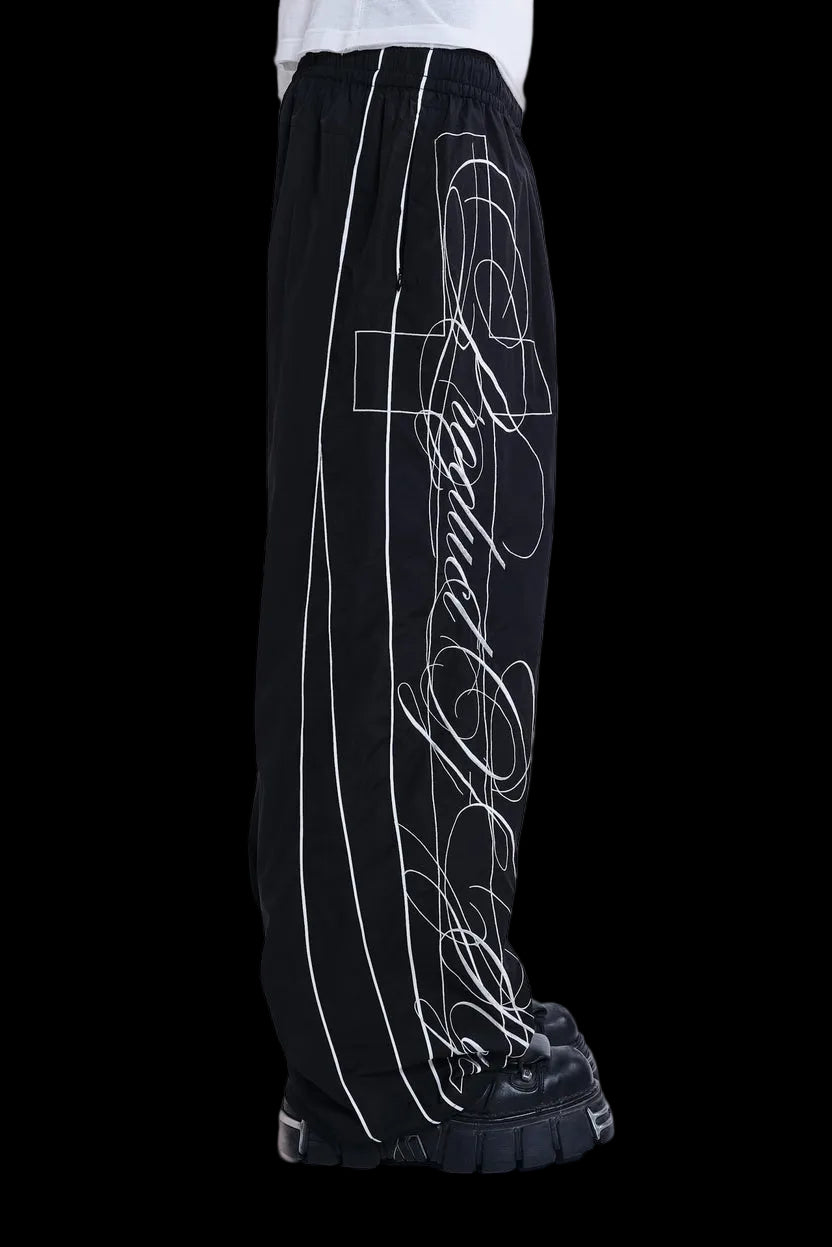 'NO MERCY' PARACHUTE PANTS
