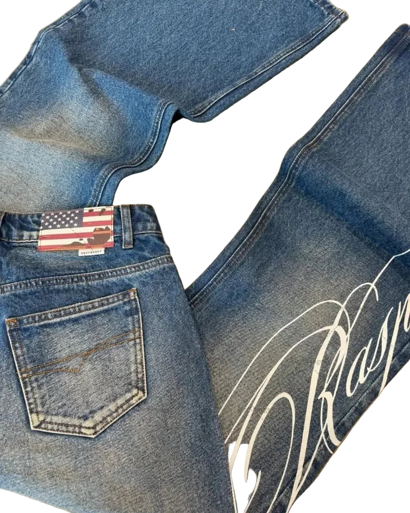'AMERICA’ FLARED DENIM