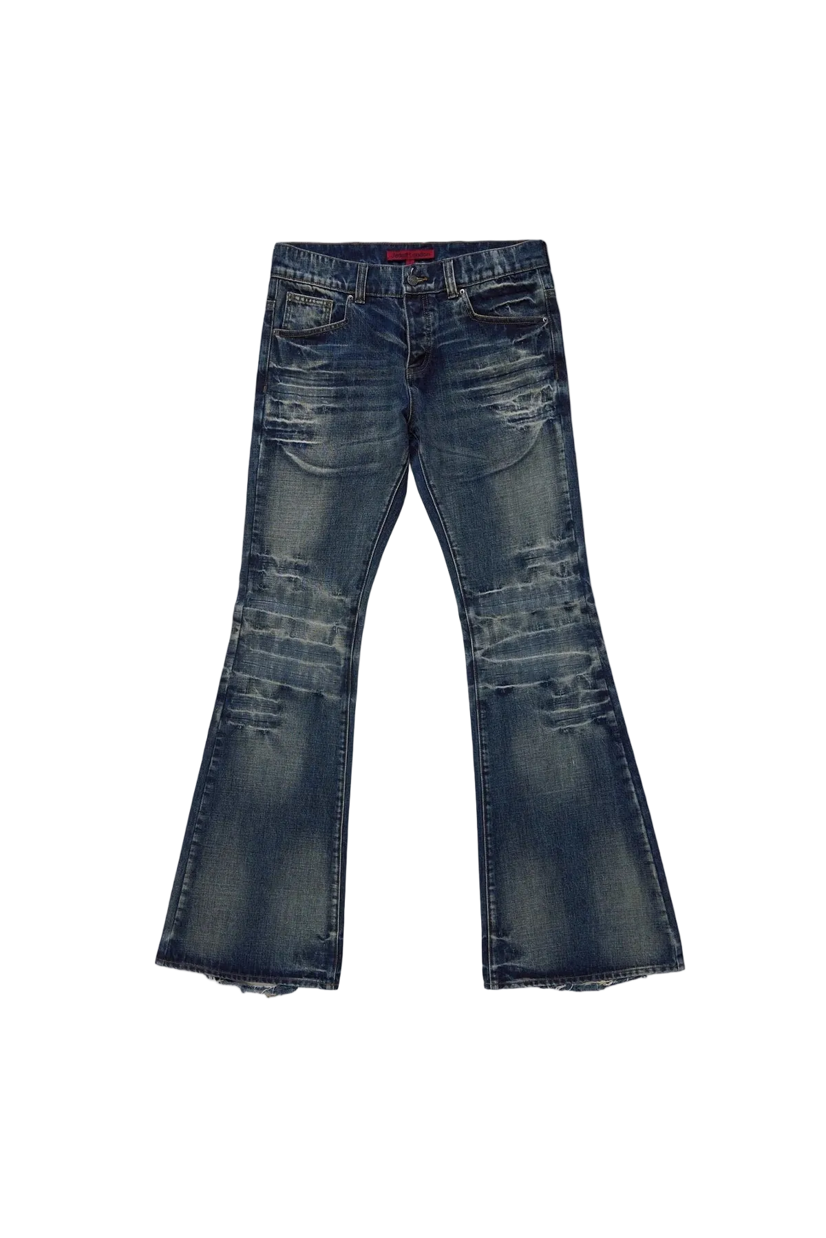 "MID WASHED" BOOTCUT JEANS