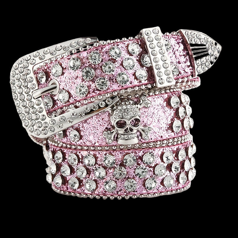 'SKULL STUDDED' BELT