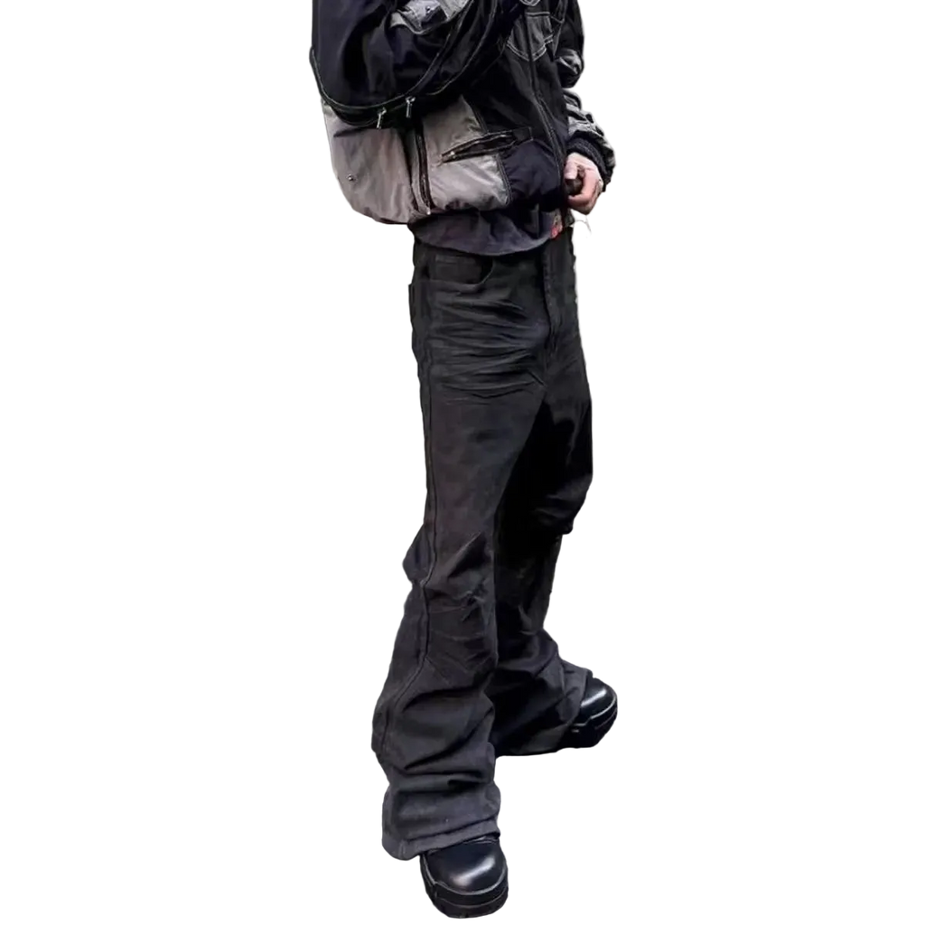 "BIKER" BOOTCUT/FLARED JEANS