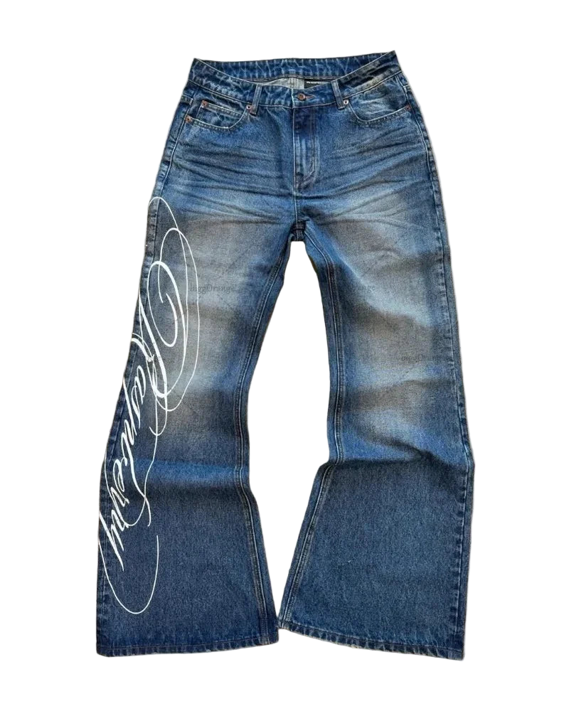 'AMERICA’ FLARED DENIM