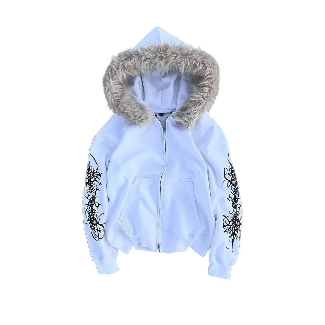 'TRIBAL FUR' HOODIE