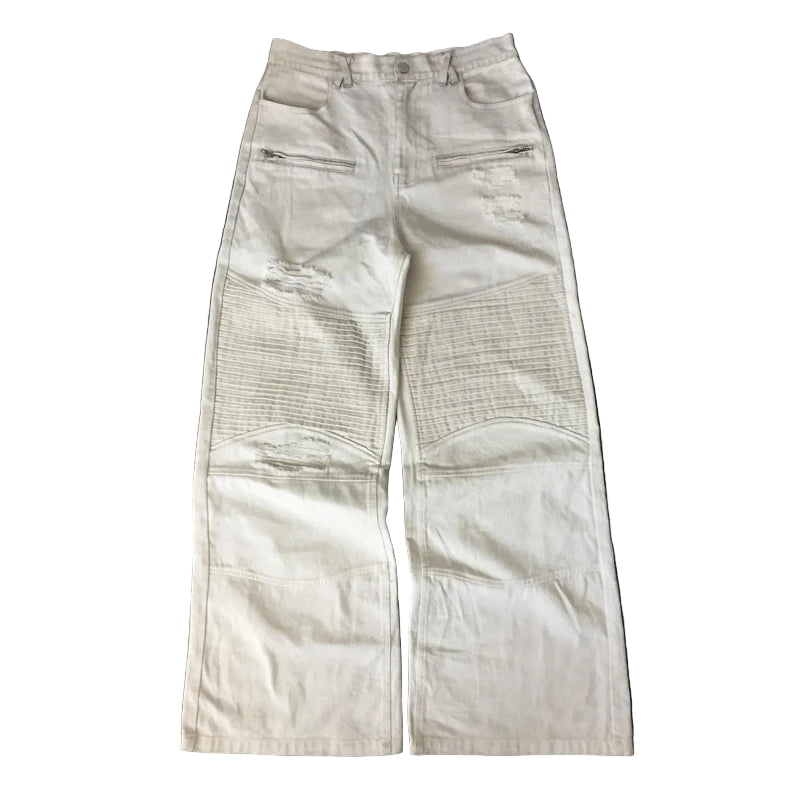 'TRIPLE WHITE' BAGGY DENIM